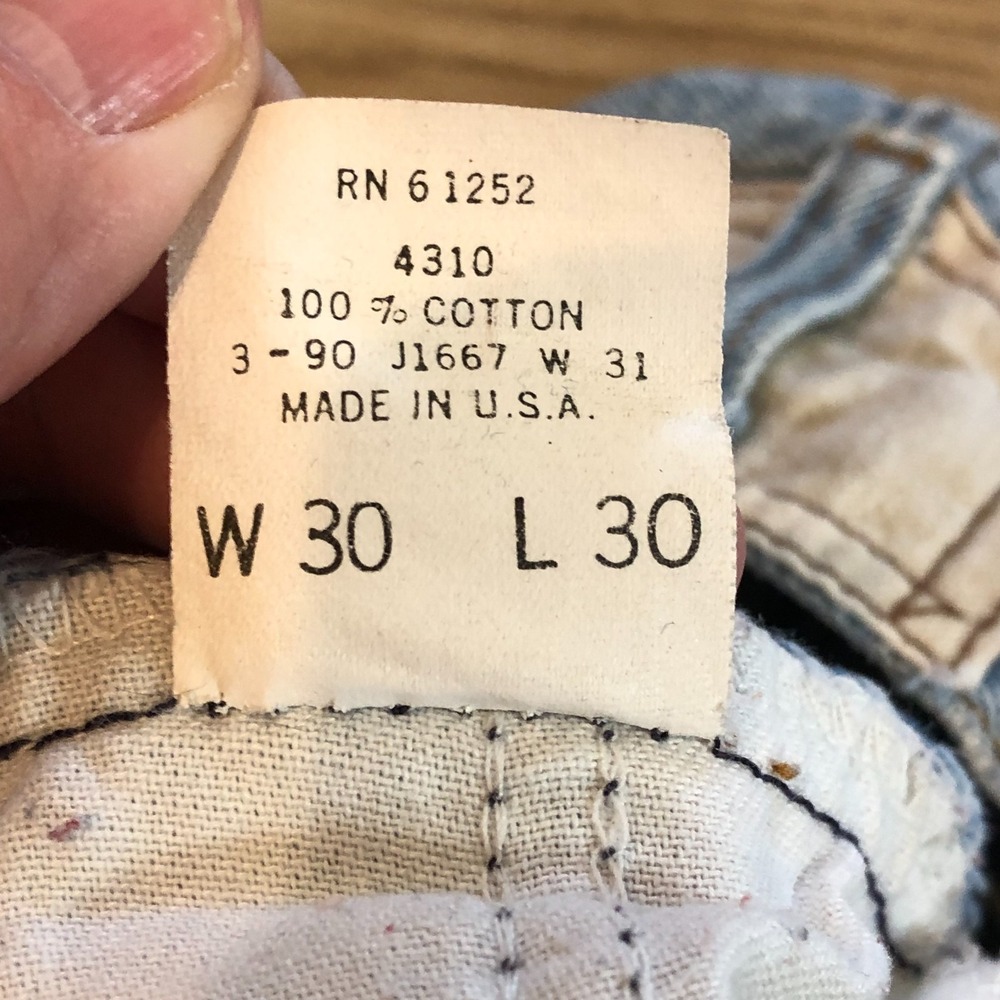 VTG Lee Jeans Womens 30x30 High Rise 80s 90s Y2K Mom High Straight Riders READ - Picture 7 of 8